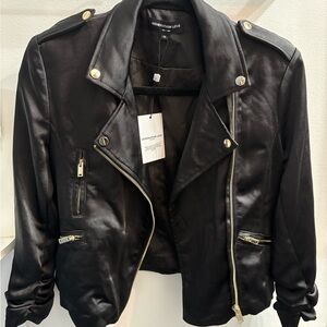 Generation Love Colleen Satin Moto Jacket